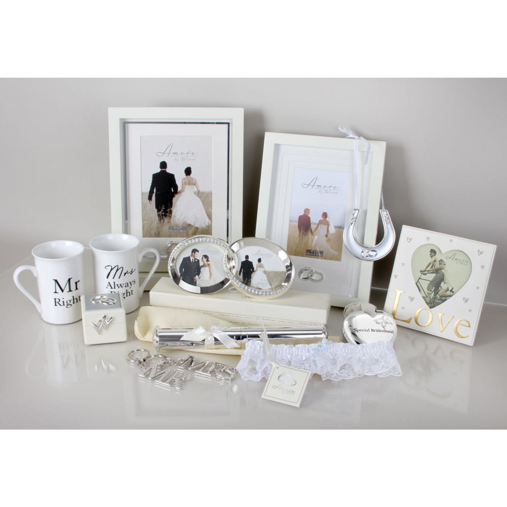 Amore 2 piece Mug Set - "Mr Right / Mrs Always Right"