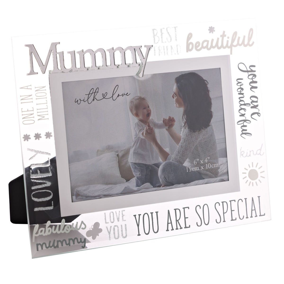 With Love Glass Frame With 3D - Mummy