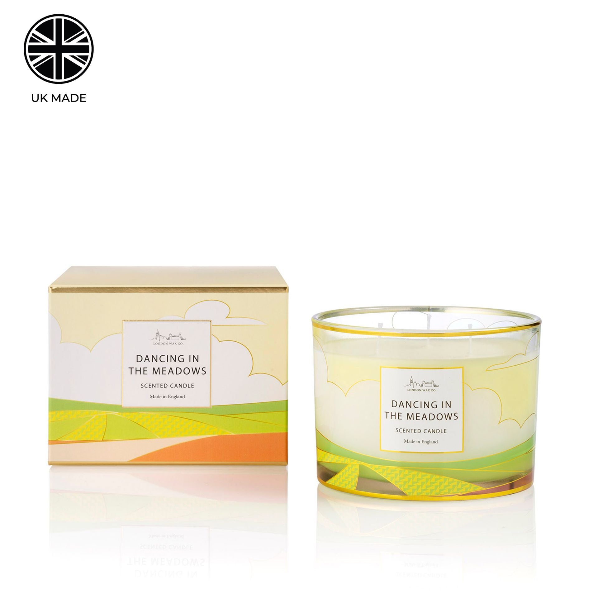 The London Wax Company Dancing In The Meadows 3 Wick Candle 369g