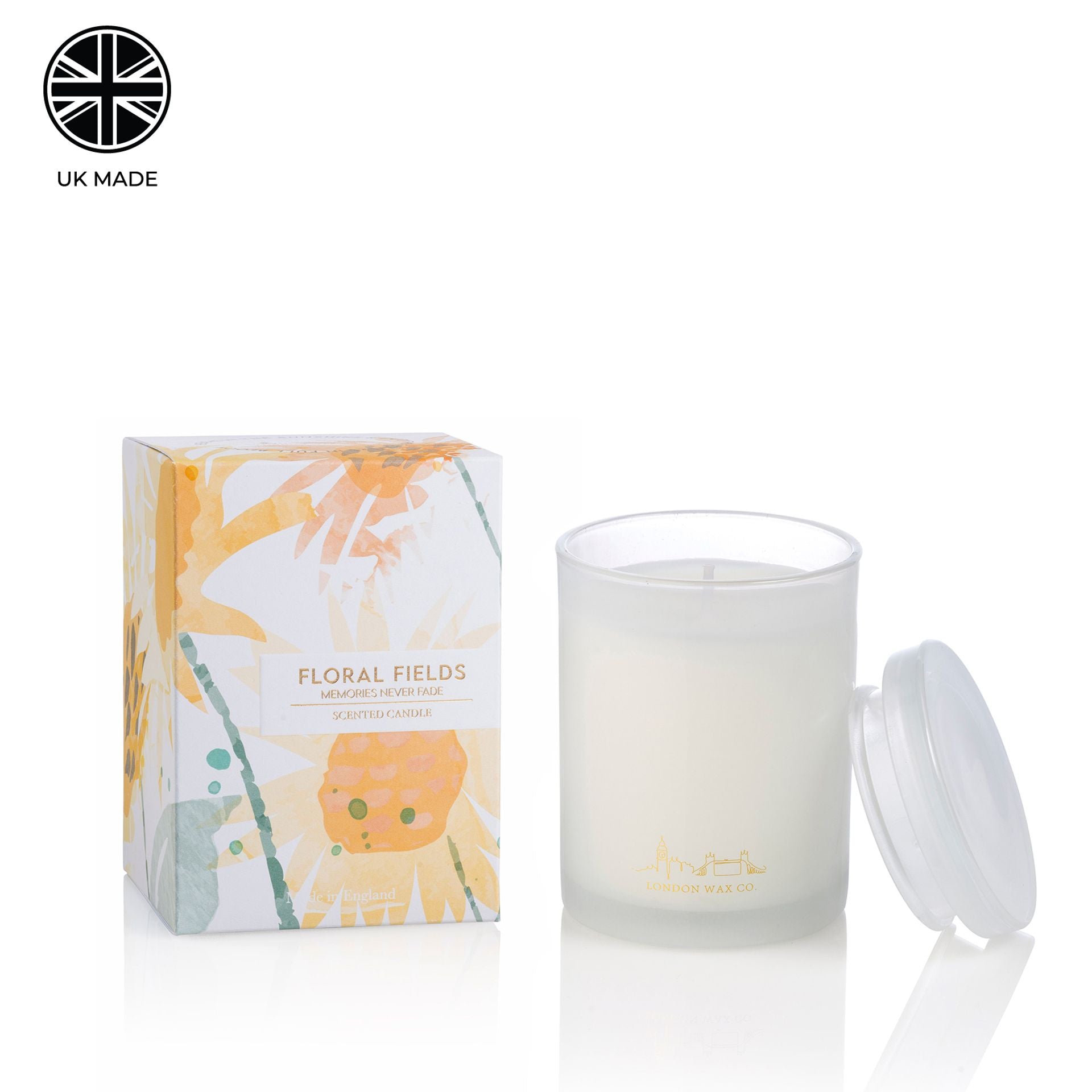 The London Wax Company Floral Fields 1 Wick Candle 227g