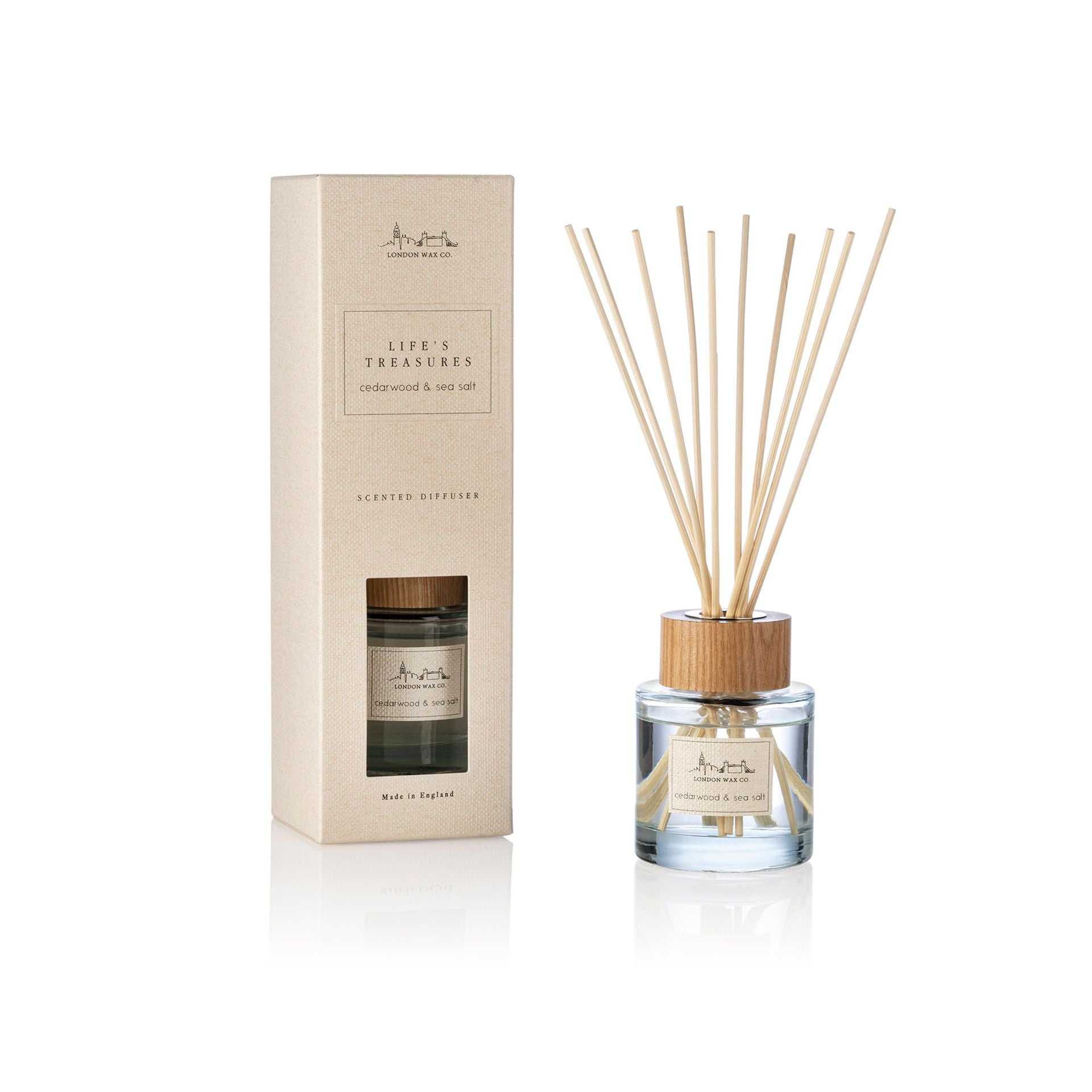 The London Wax Company Cedarwood & Sea Salt Diffuser 100ml