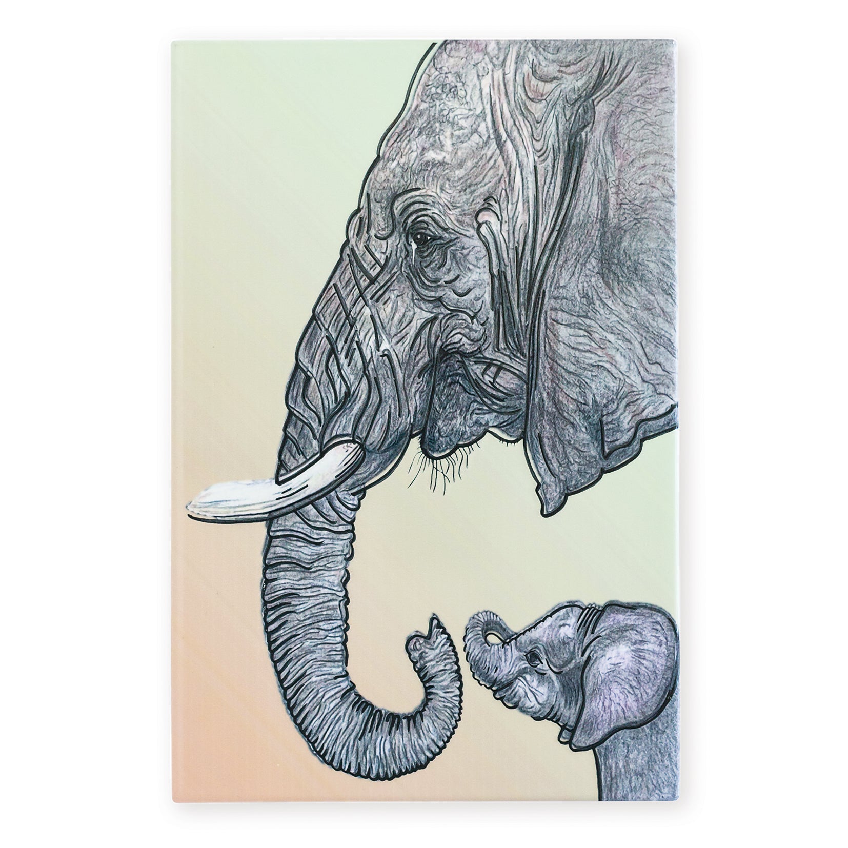 Art of Arora Elephant Ceramistone Tile