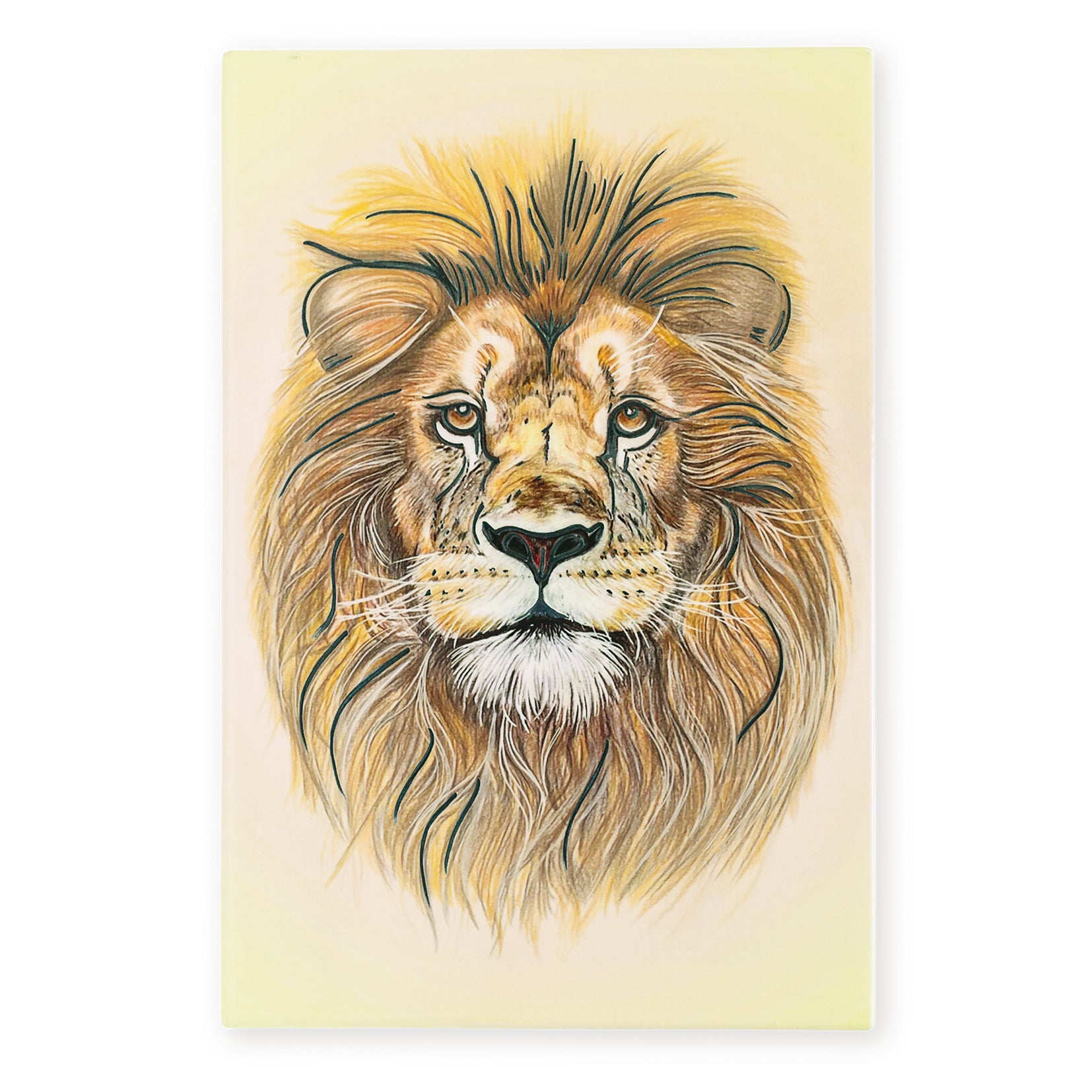 Art of Arora Lion Wildlife Ceramistone Tile
