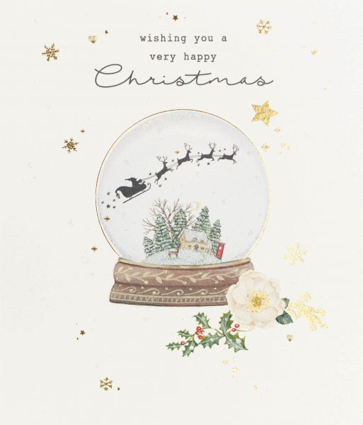 Wishing You a Very Happy Christmas Card - Snowball