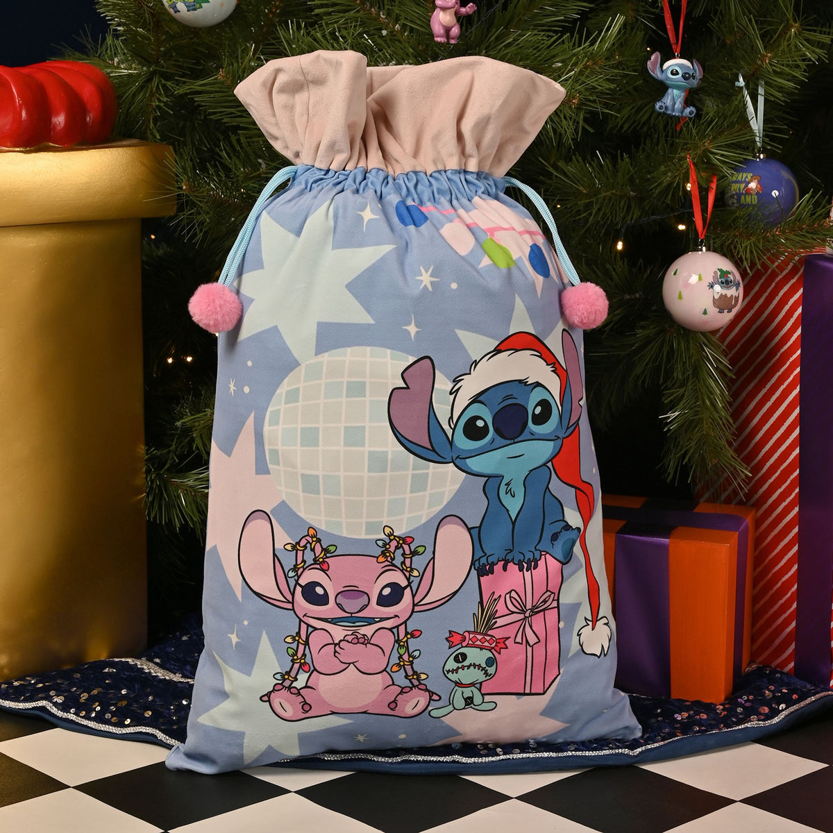 Disney Icon Present Sack - Stitch