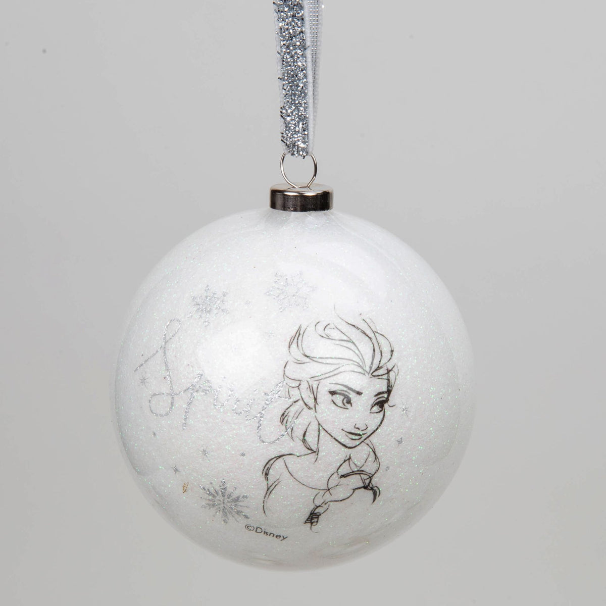Disney Set of 15 Acrylic Glitter Baubles - Glitter Finish