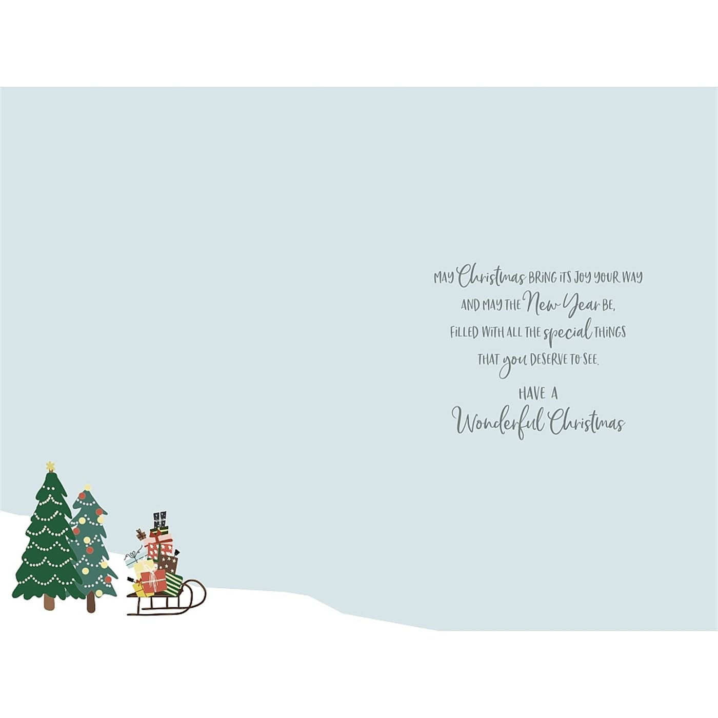 From Our House Christmas Card - Ski Scene