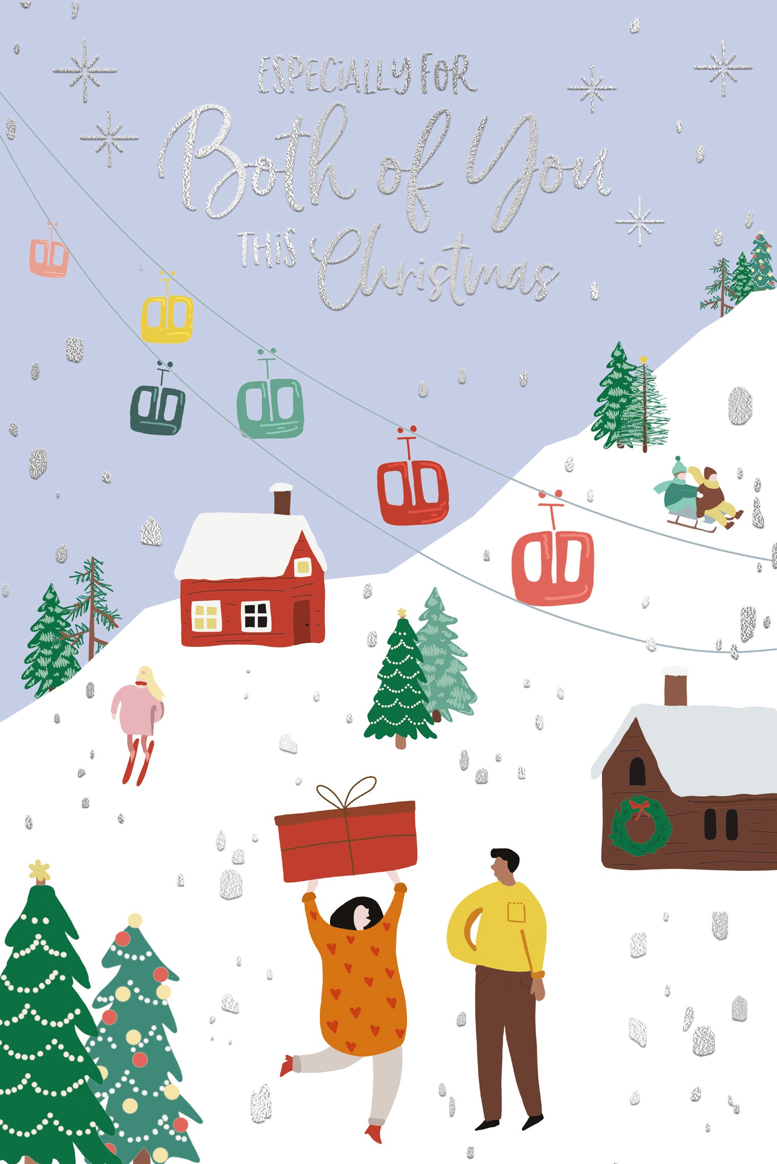 To Both Couple With Gift Christmas Card