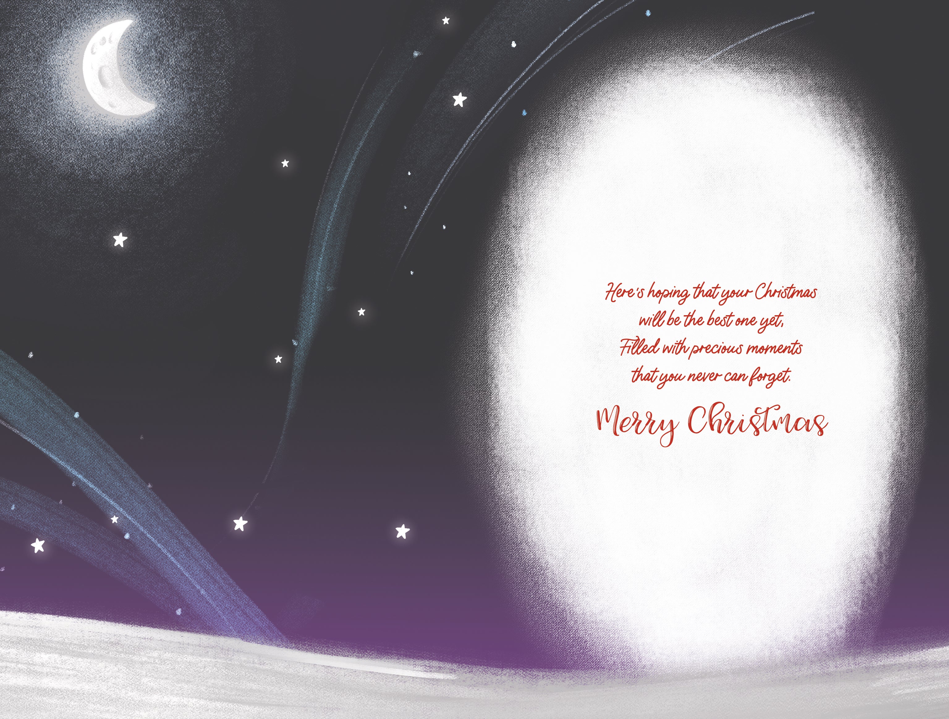To All Santa Carrying Christmas Presents Card