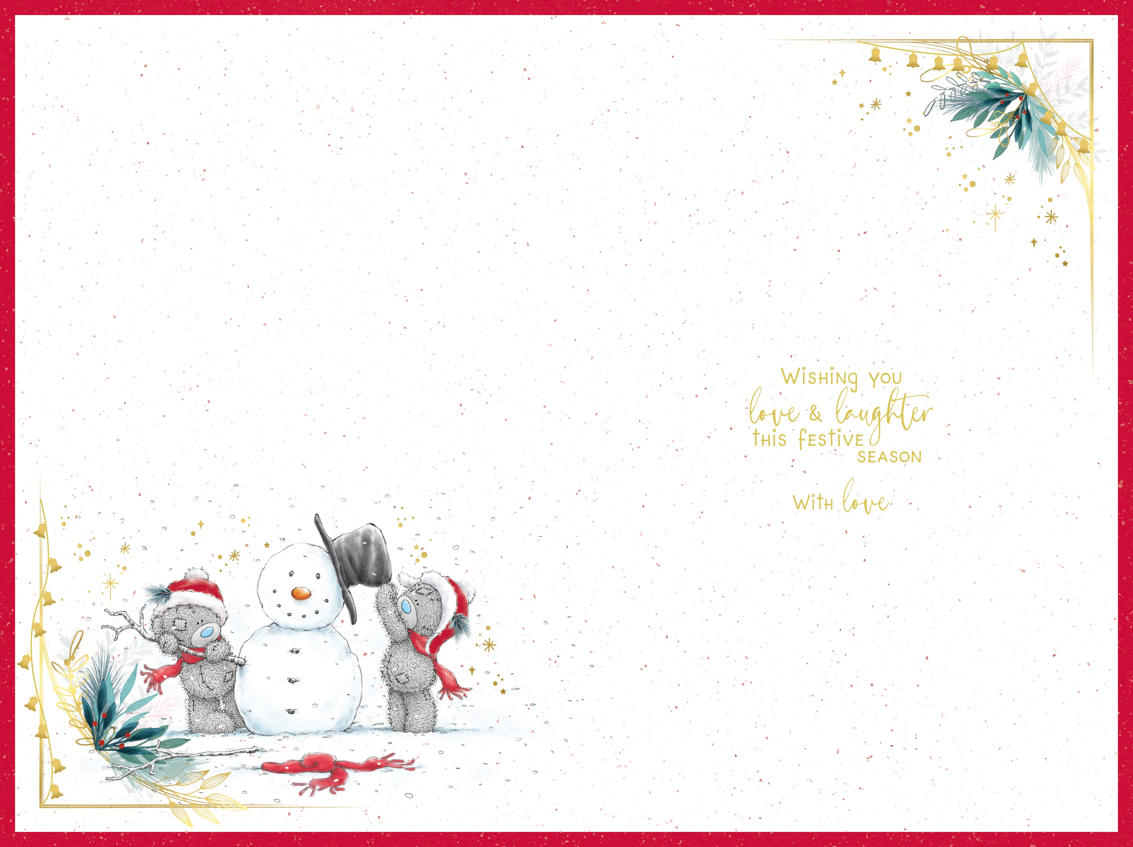 Son & Partner Me to You Bear Christmas Card