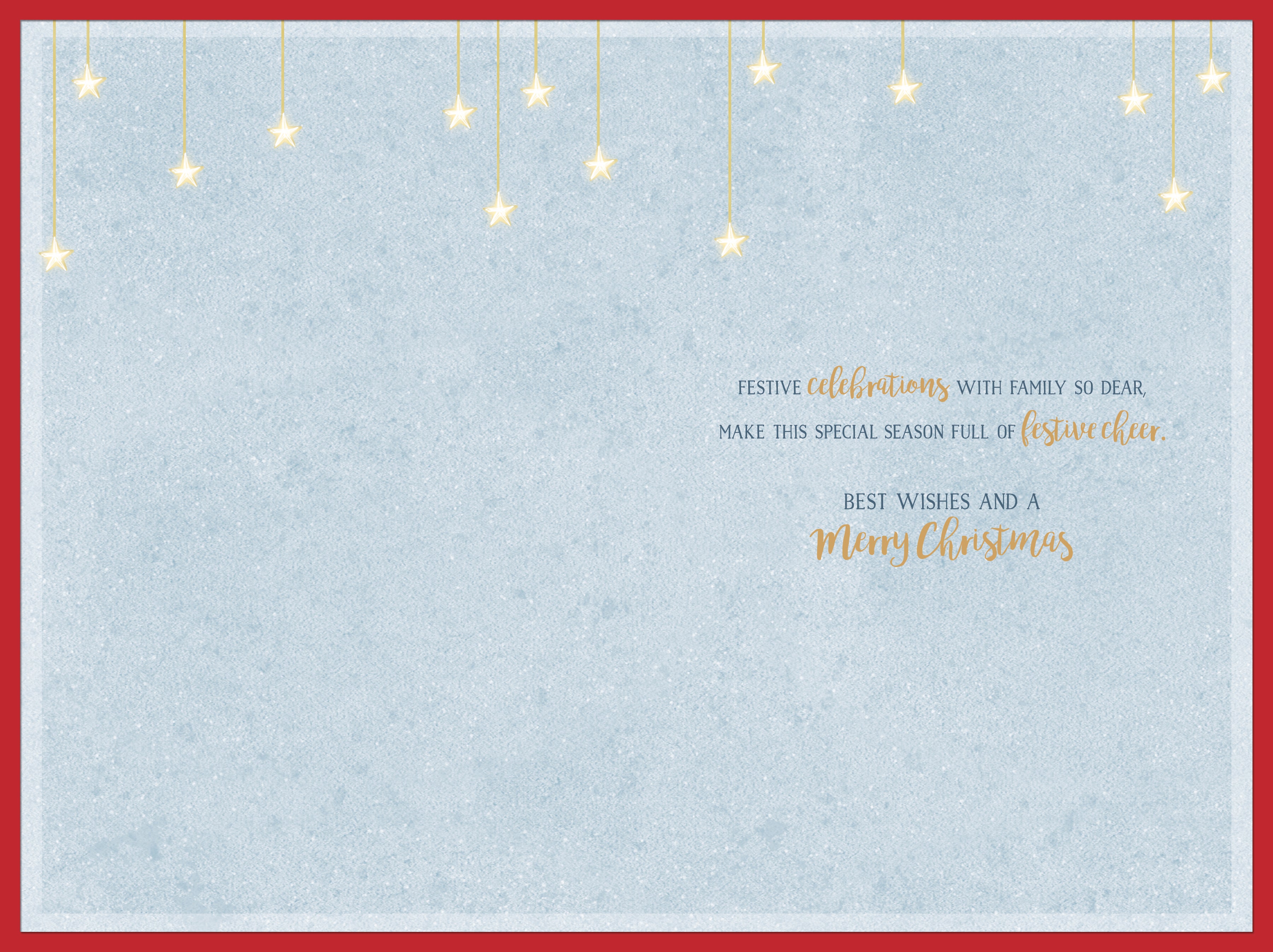 Special Family Christmas Card - Penguins Stood On Moon