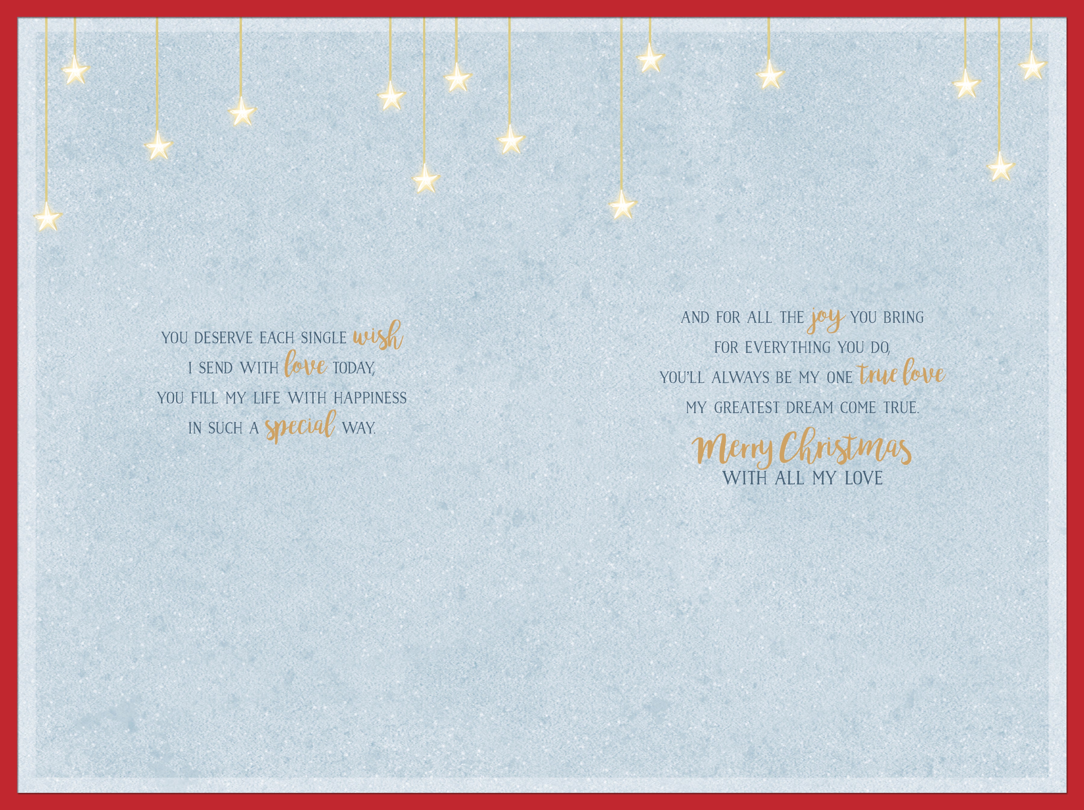 Husband Christmas Card - Penguins Stood On Moon