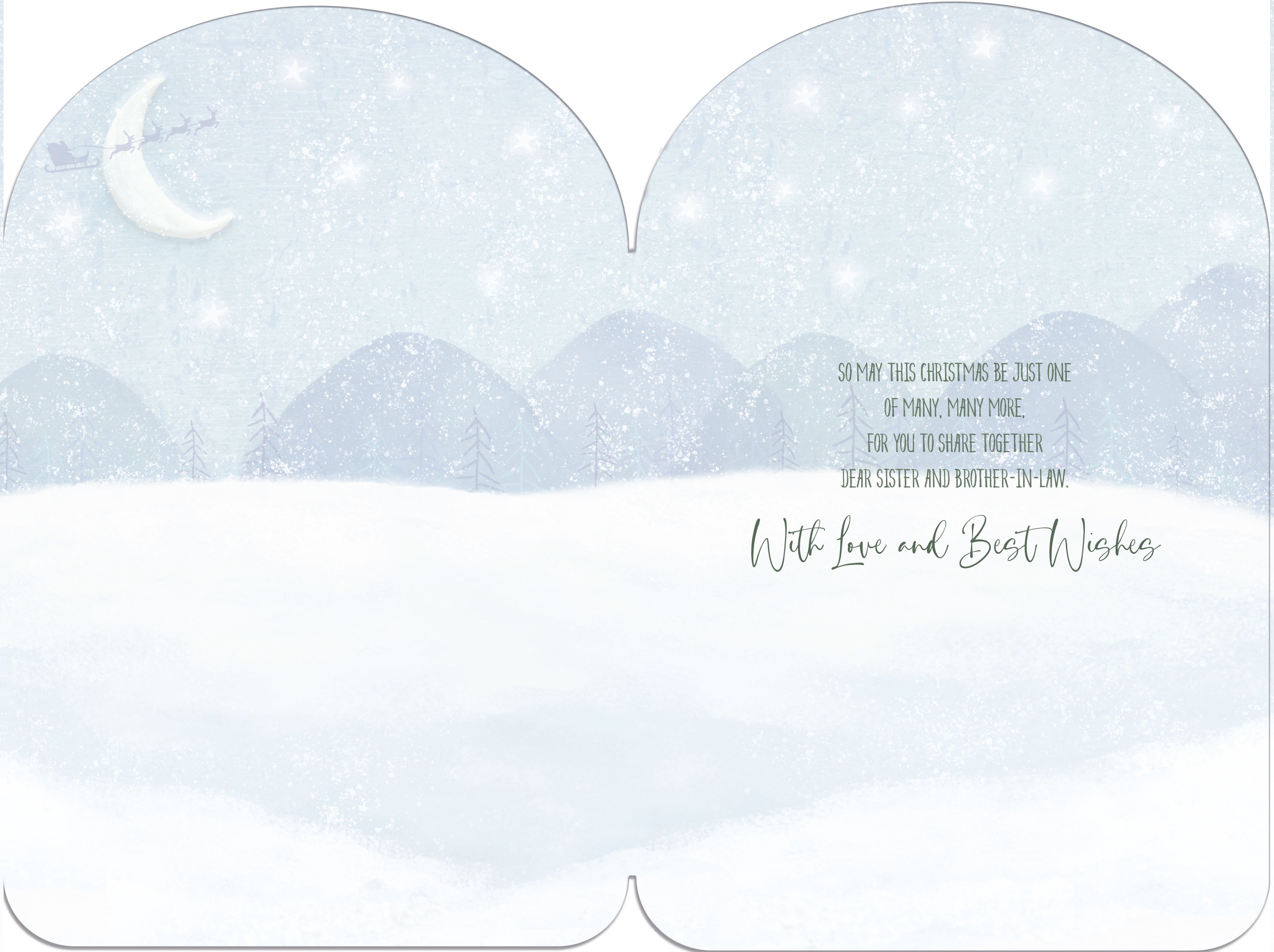 Sister And Brother In Law Christmas Card - Dogs With An Envelope