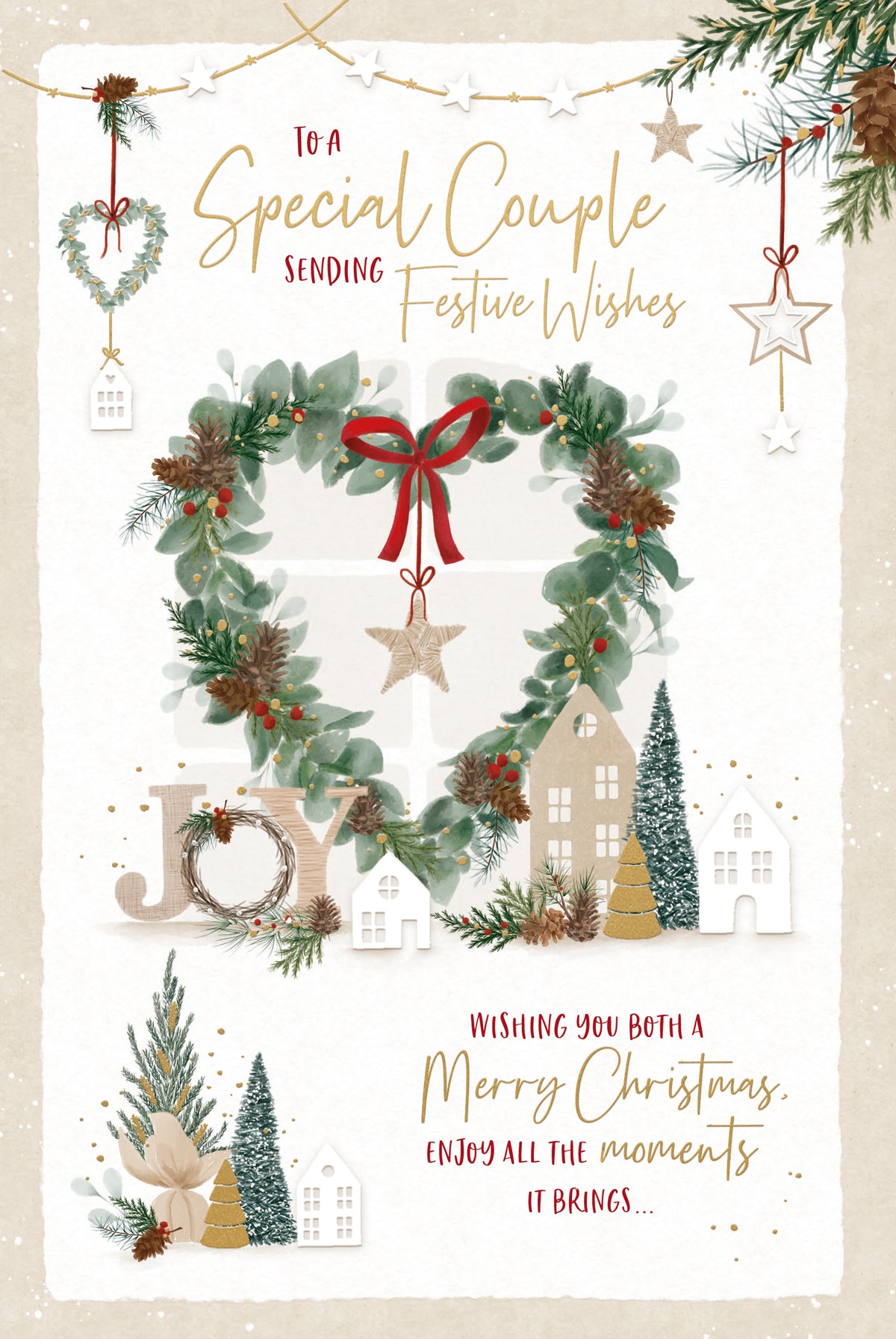Special Couple Christmas Card - Festive Decor