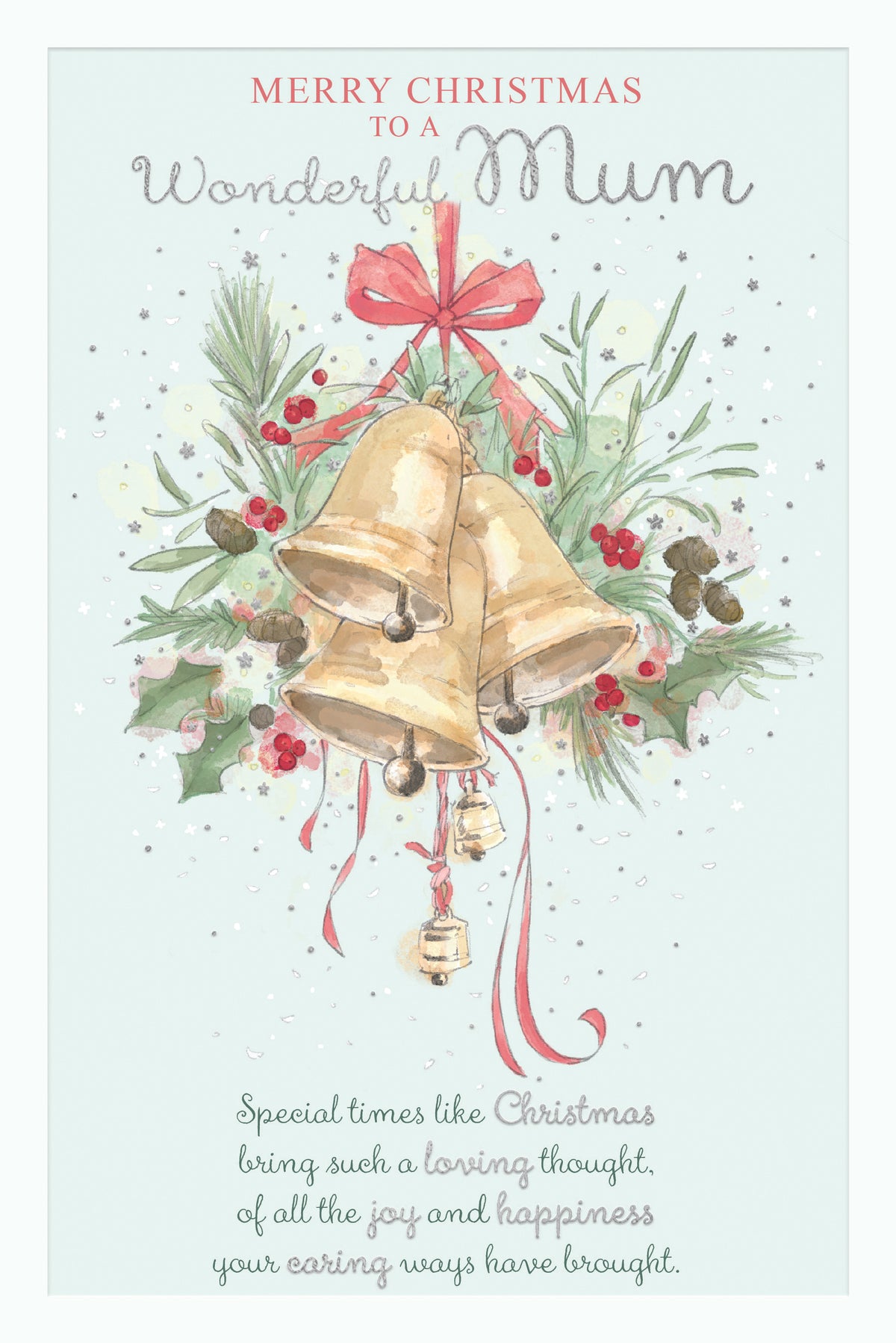 To A Wonderful Mum Christmas Card
