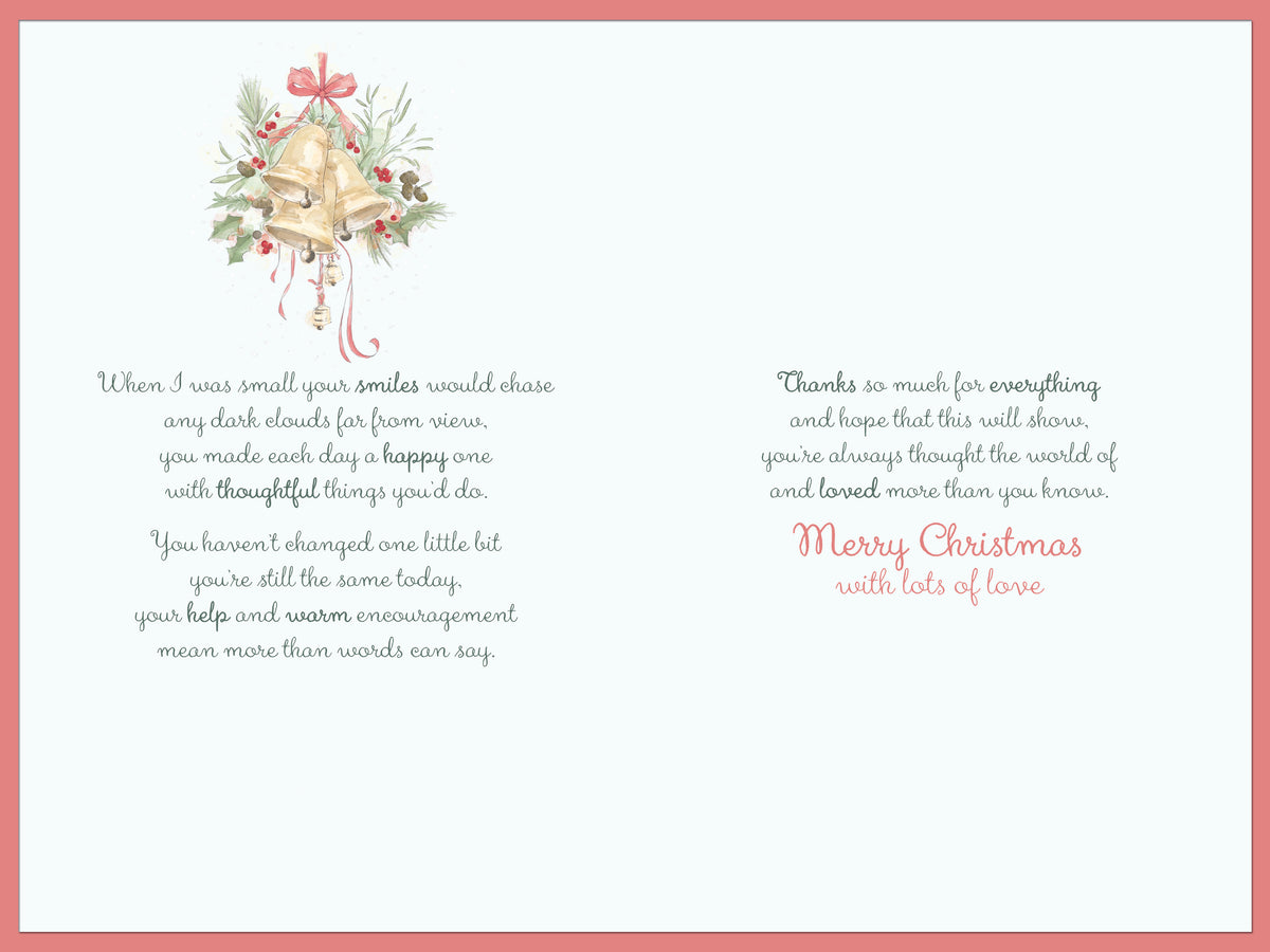 To A Wonderful Mum Christmas Card