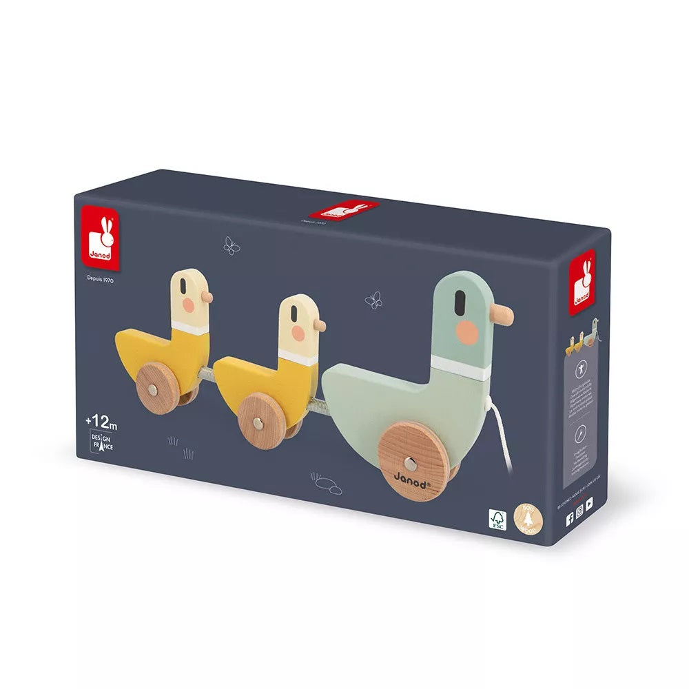 Janod Ducks to Pull Sweet Cocoon - PUSH & PULL TOYS