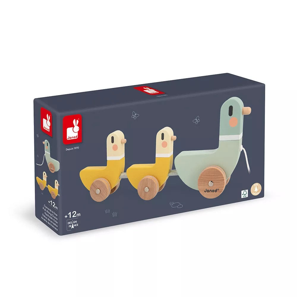 Janod Ducks to Pull Sweet Cocoon - PUSH & PULL TOYS