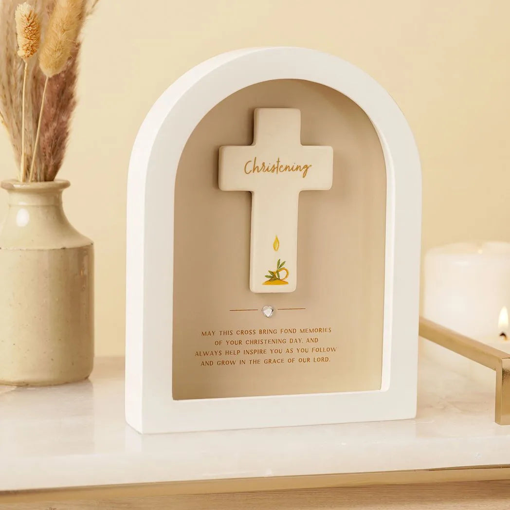 Faith & Hope Framed Plaque - Christening