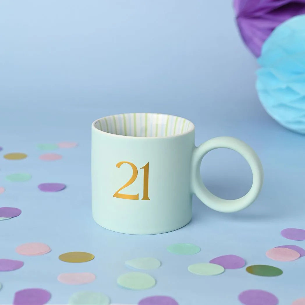 Confetti Mug Blue - 21