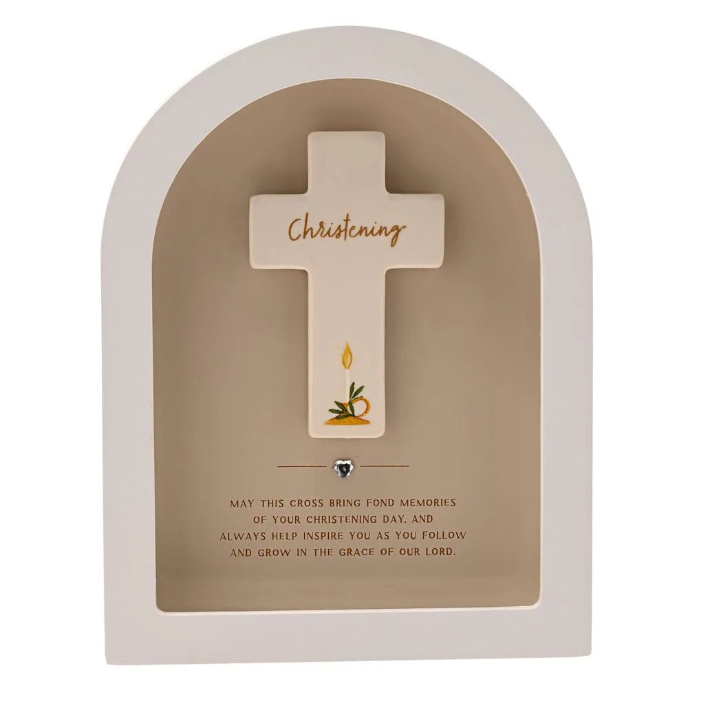 Faith & Hope Framed Plaque - Christening