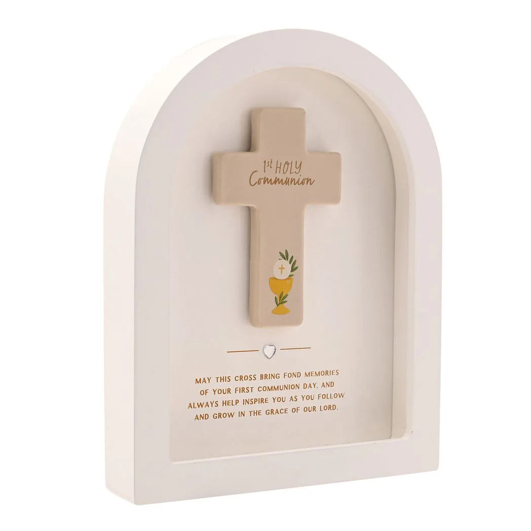 Faith & Hope Framed Plaque - 1st Communion