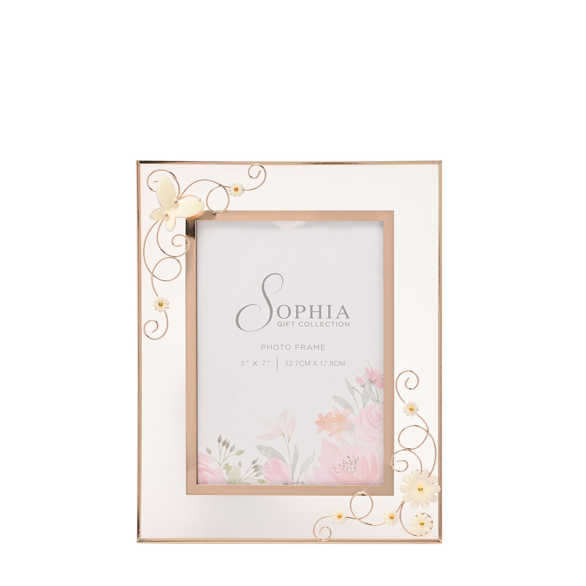 Sophia Classic Champagne Meadow Photo Frame 5" x 7"