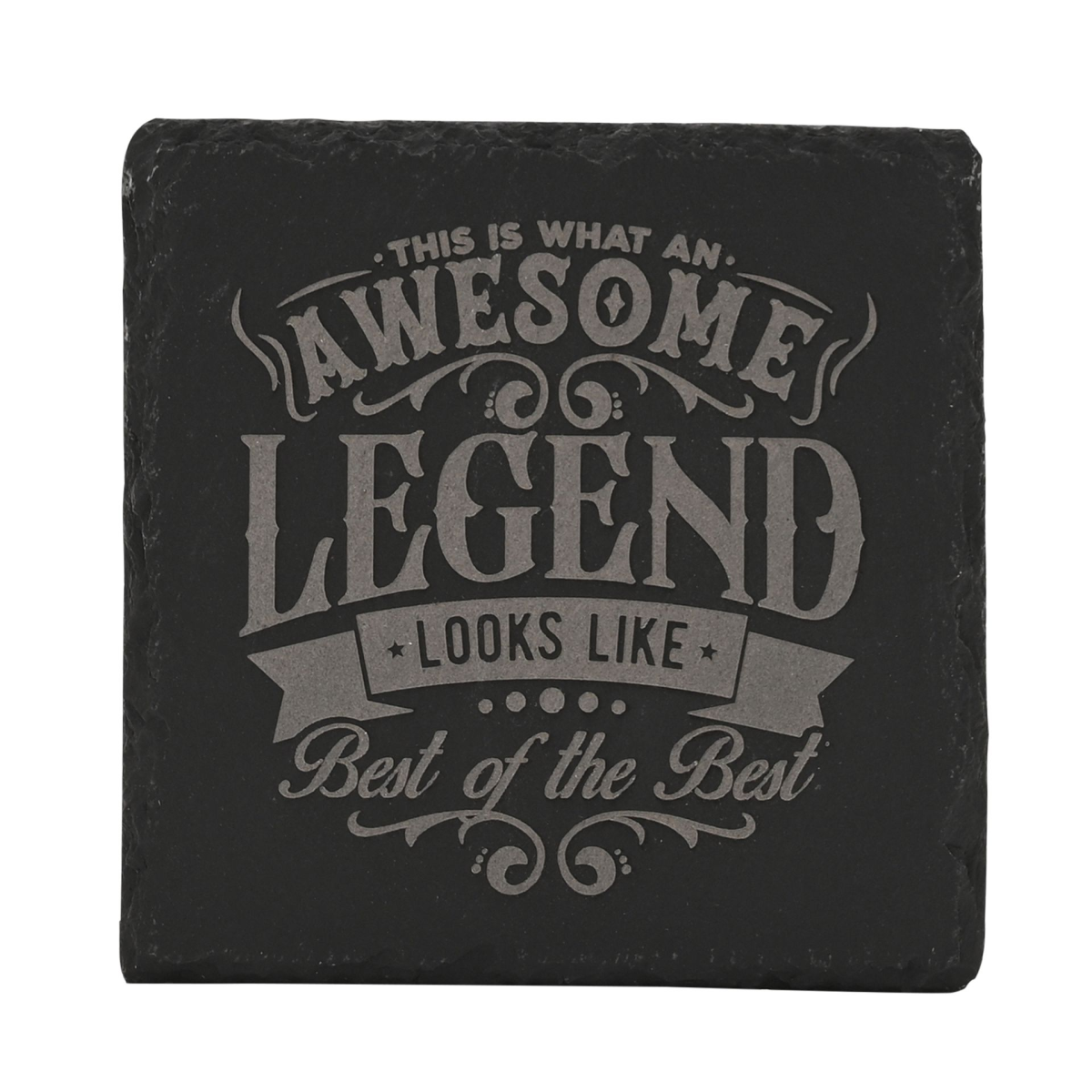 Harvey Makin Legend Slate Coaster - Awesome *(120/100)*