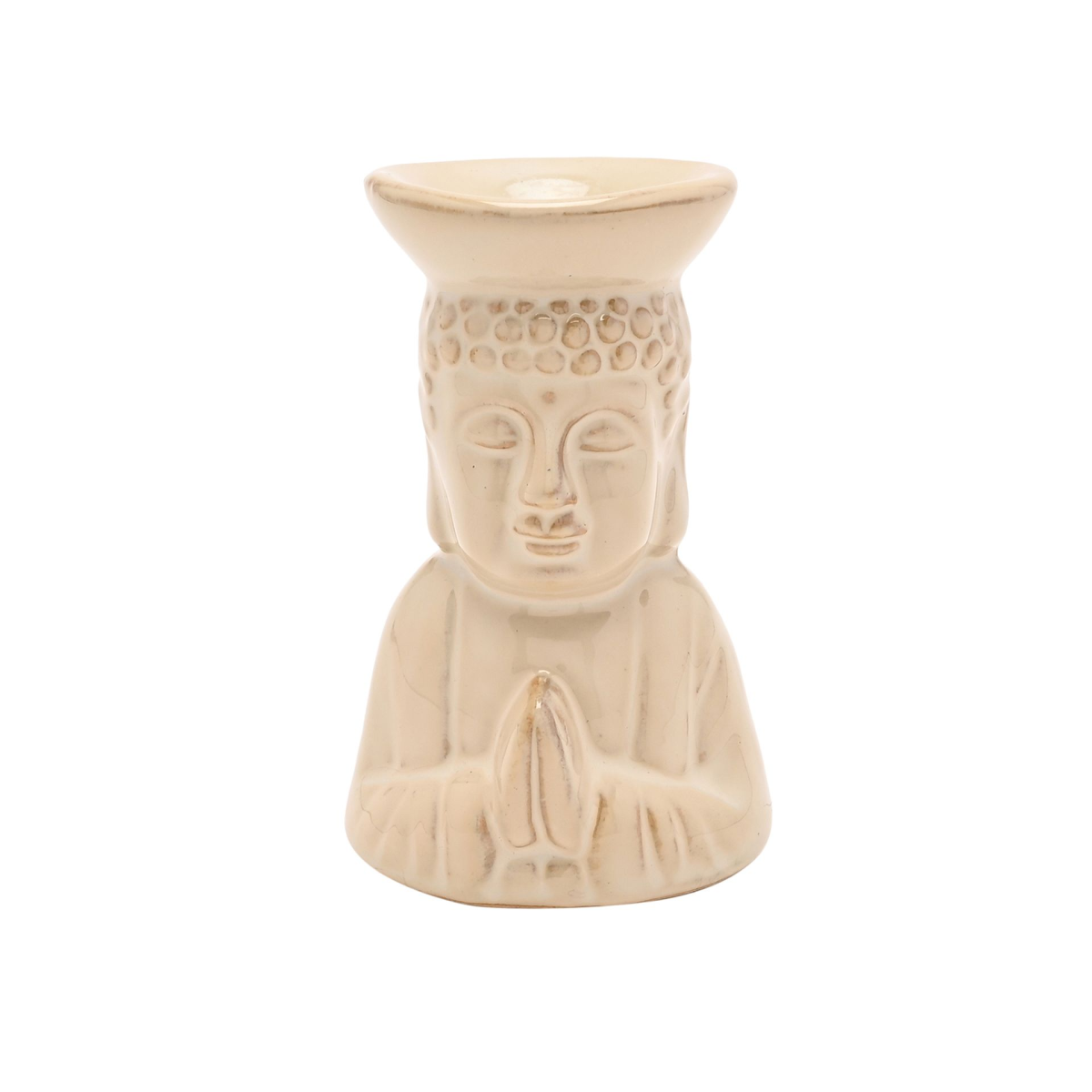 Serenity Buddha Oil Burner - Cream