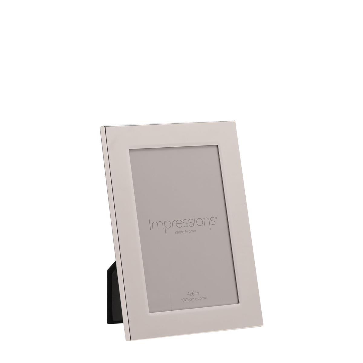 Plain Oblong Silver Plated Photoframe - 4" x 6"
