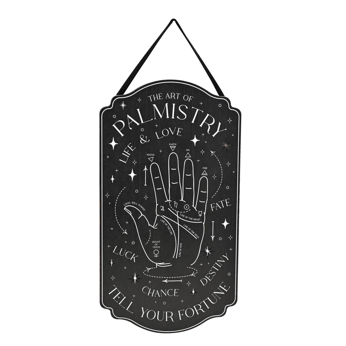 Juliana Mystic Legends Hanging Plaque "The Art Of Palmistry"