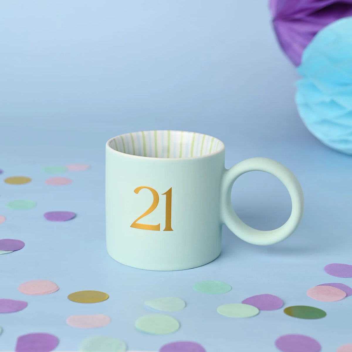 Confetti Mug Blue - 21