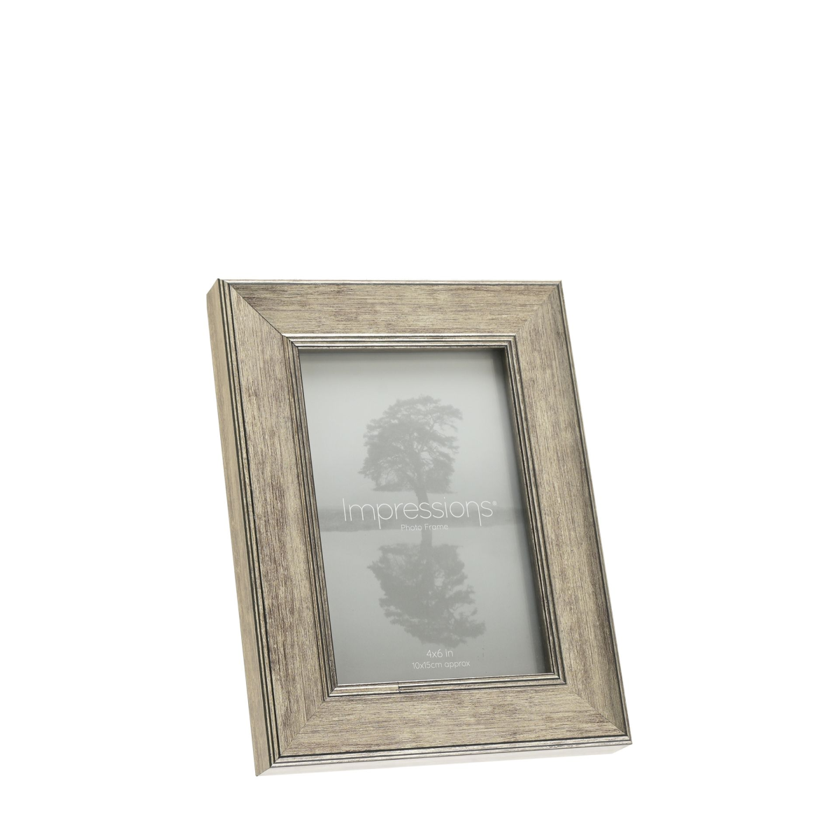 Impressions Tarnished Pewter Look Photo Frame 4" x 6"