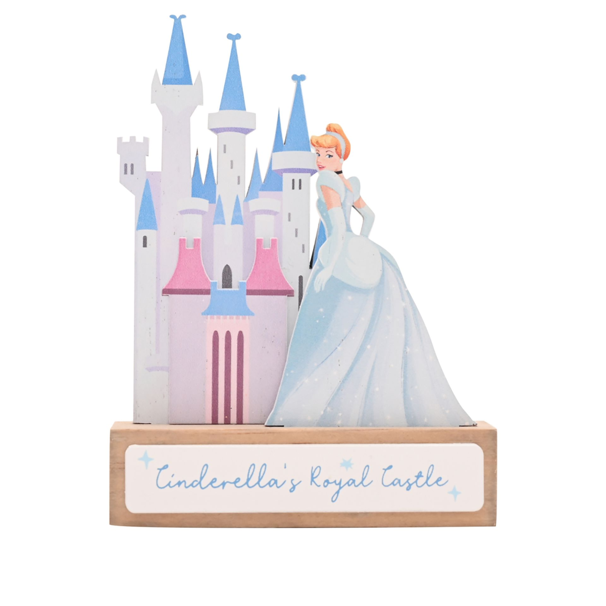 Disney Pastel Princess Mini Castle Plaque - Cinderella