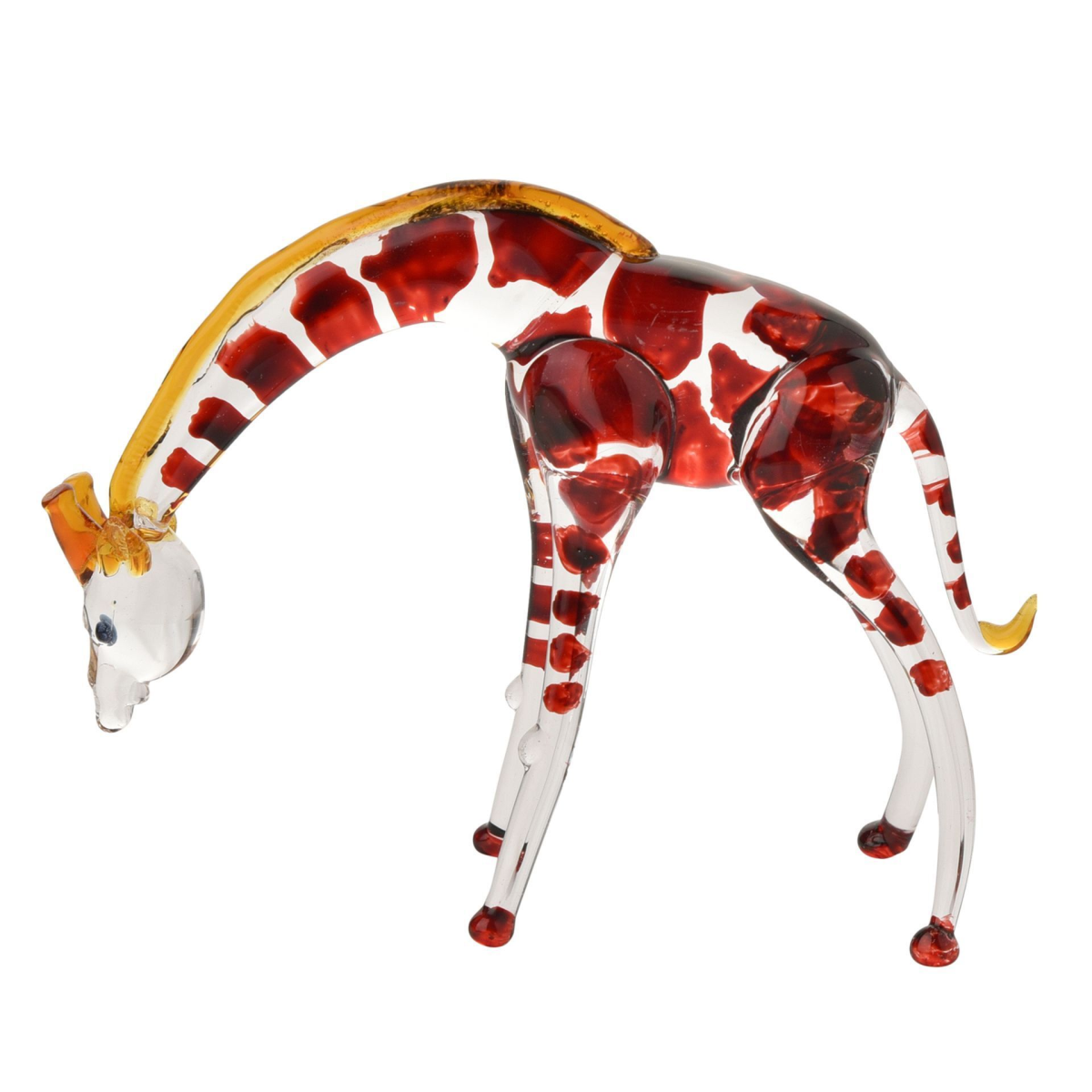 Objets d'art Glass Figurine - Giraffe