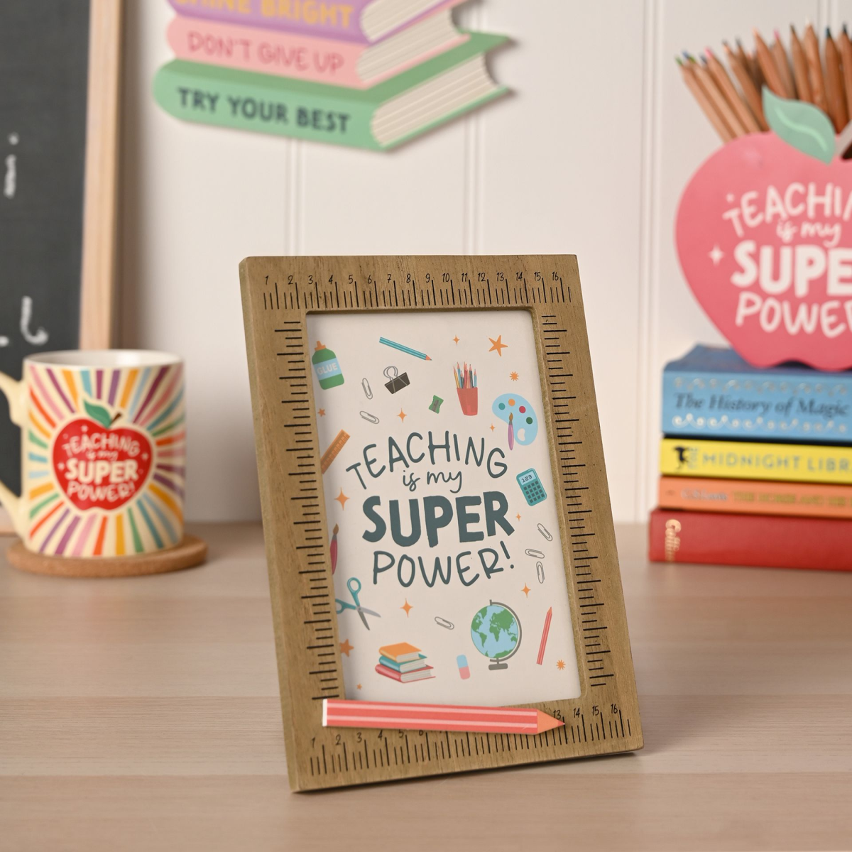 School Years Framed Plaque - Teaching Is My Super Power