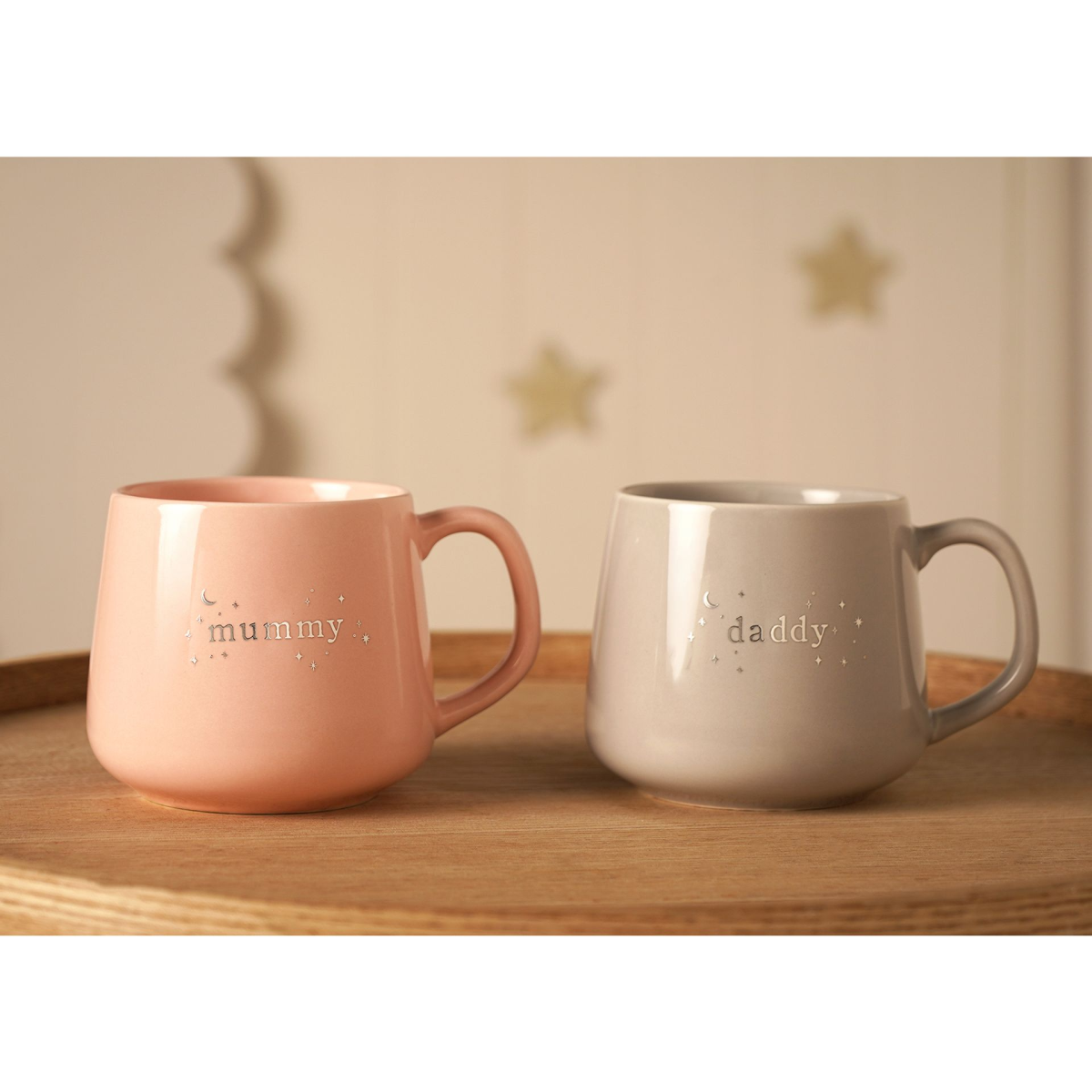 Bambino Set of 2 Mugs - Mummy & Daddy