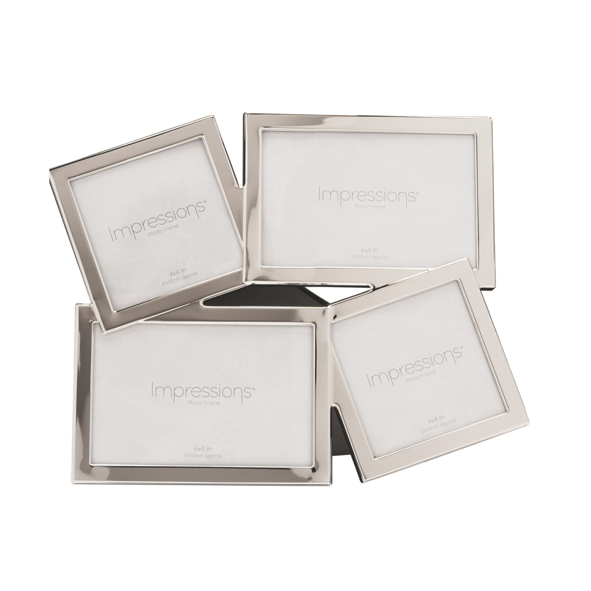 Impressions Overlapping Multi Aperture Photo Frame