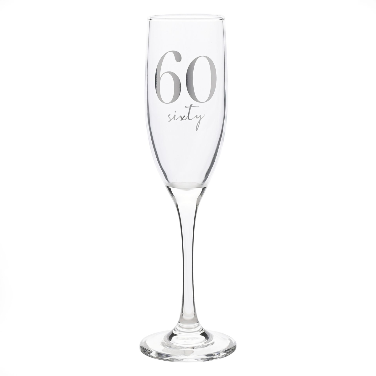 Milestones Champagne Flute 60th Birthday