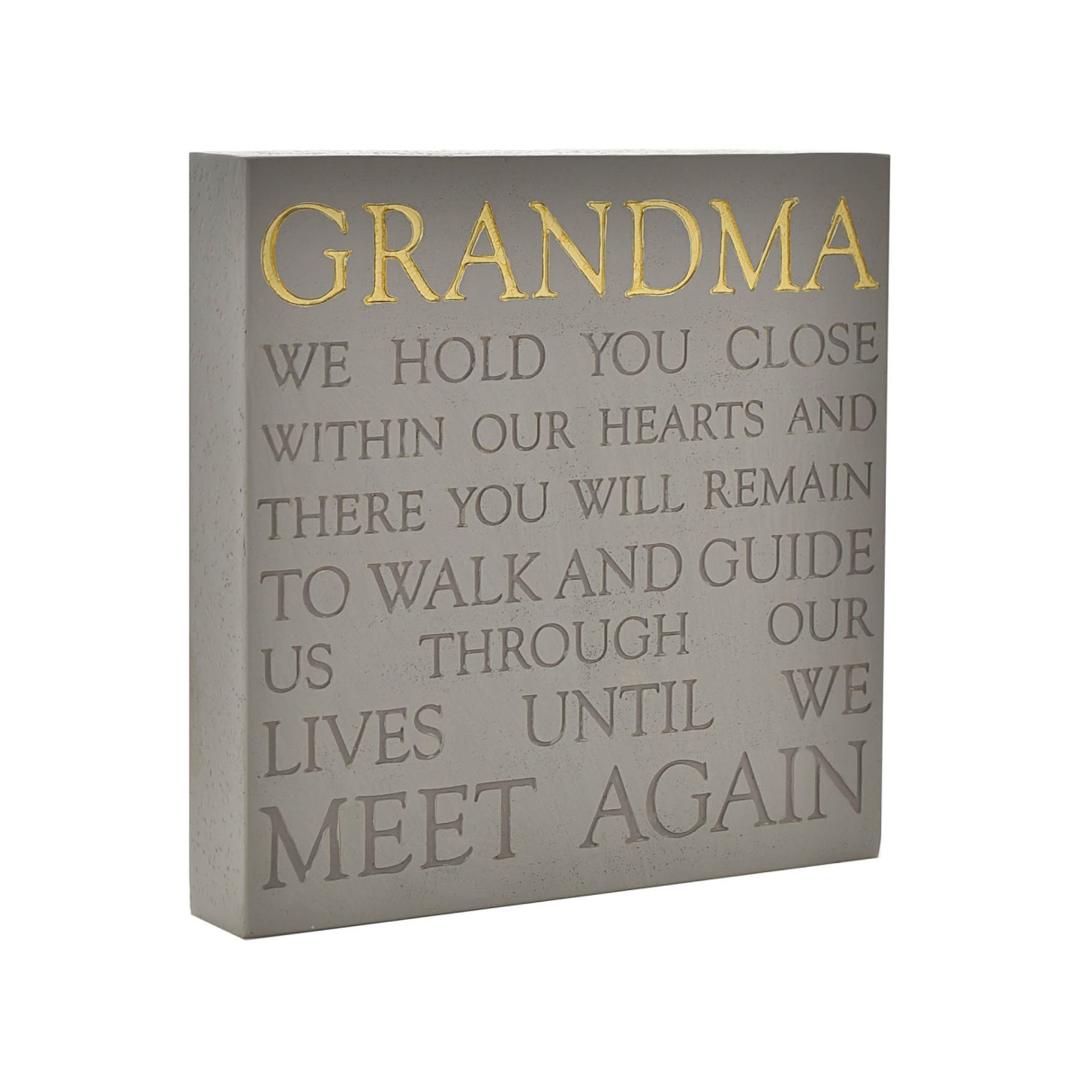 Thoughts of You Memorial Square Plaque - Grandma