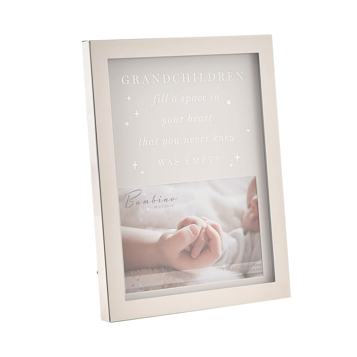 Bambino Metal Plated Grandchildren Photo Frame 6" x 4"