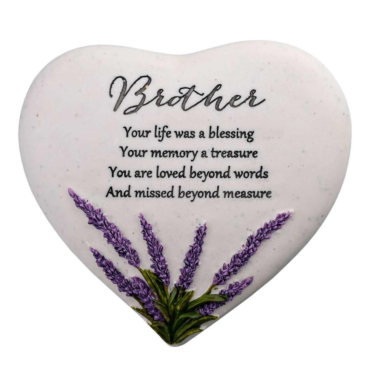 Thoughts Of You Heart Stone / Lavender - Brother