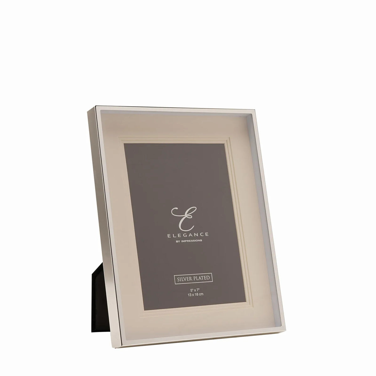 Elegance Silverplated Triple Layer Mount Photo Frame 5" x 7"