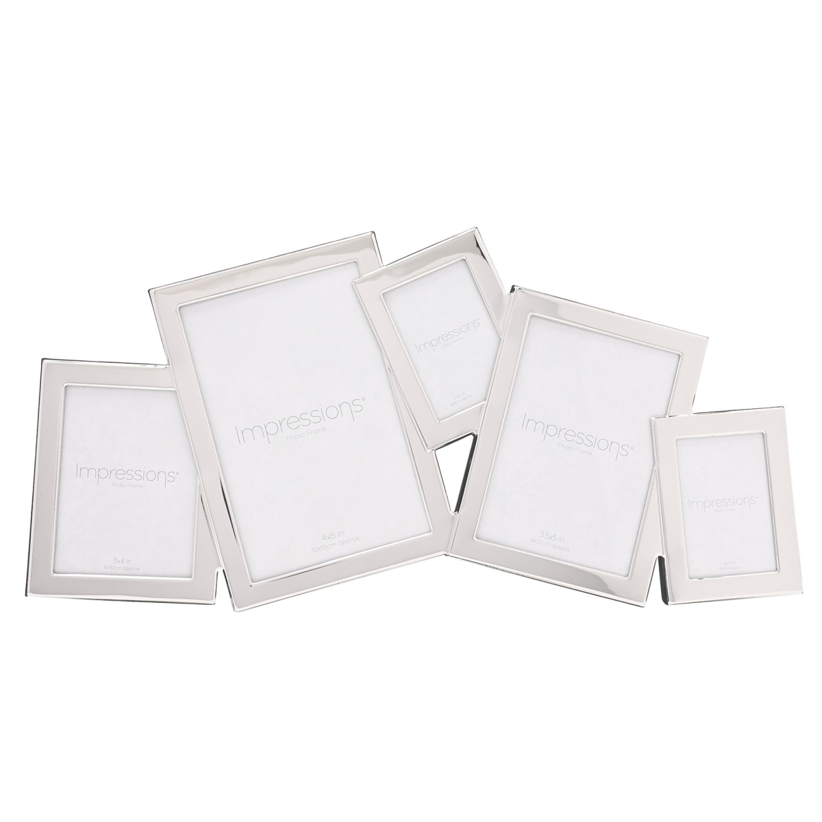 Impressions Overlapping Multi Aperture Photo Frame