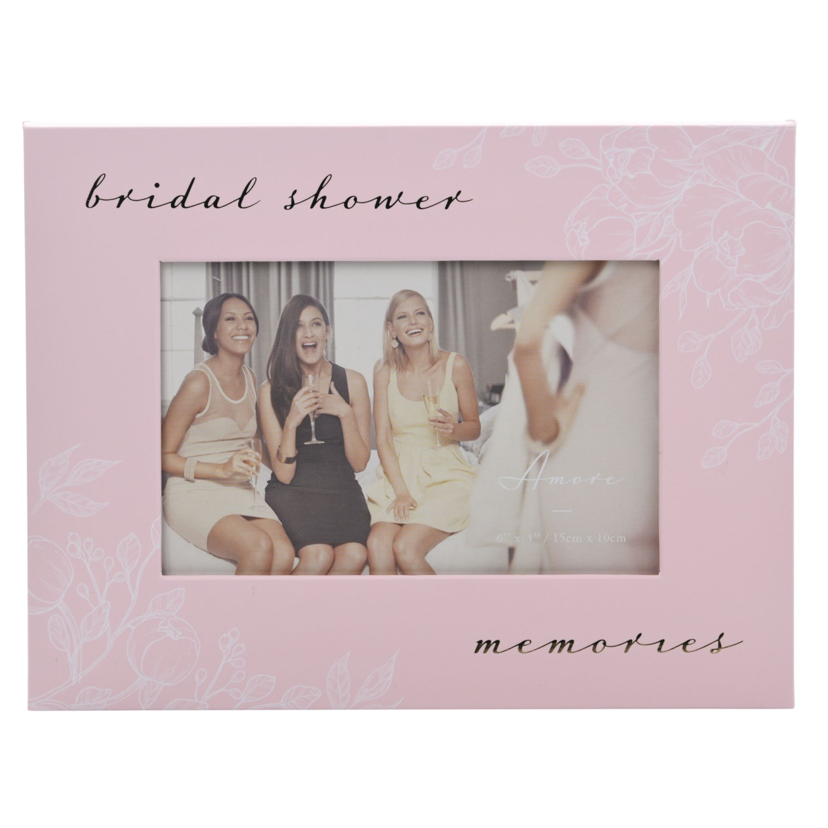 Amore Photo Frame Bridal Shower Memories 6" x 4"