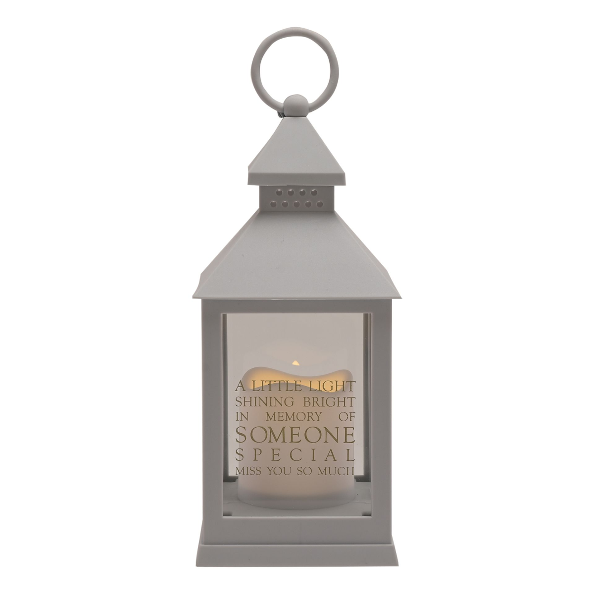 Thoughts of You Graveside Lantern Grey Someone Special