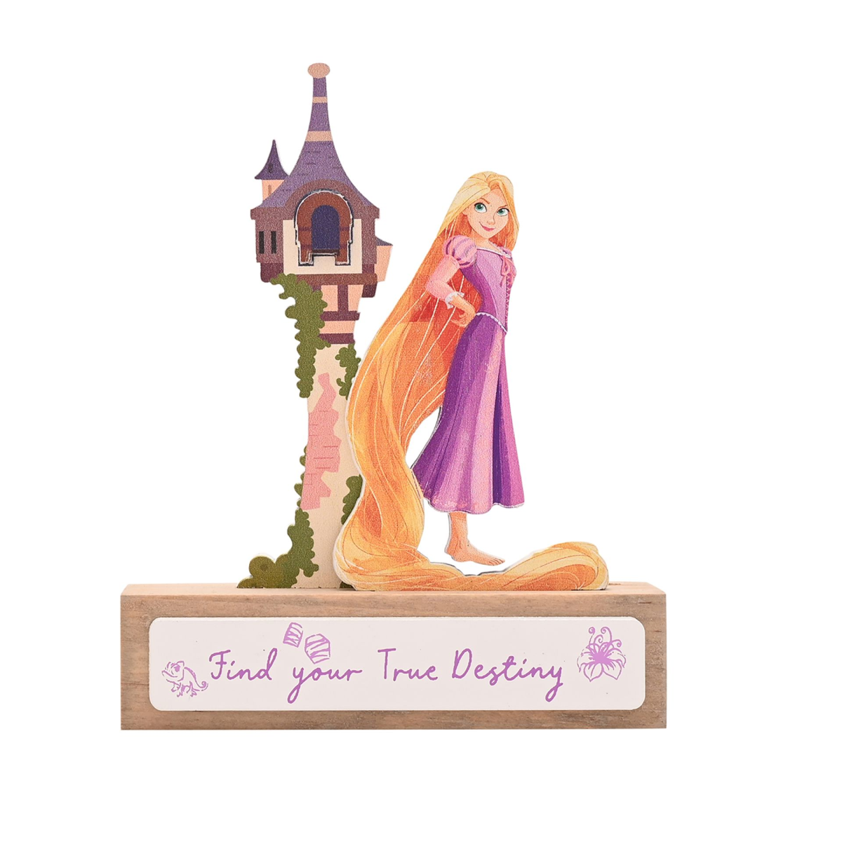 Disney Pastel Princess Mini Castle Plaque - Rapunzel