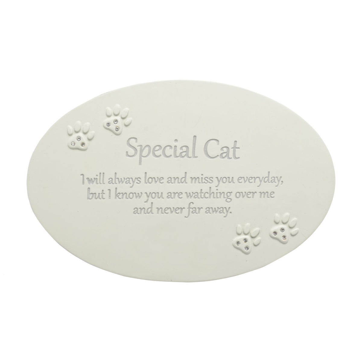 Thoughts of You Resin Memorial Plaque - Cat