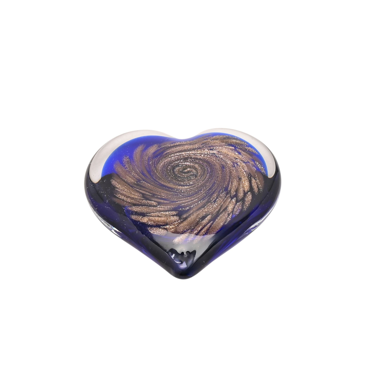 Objets d'art  Blue Heart Paper Weight