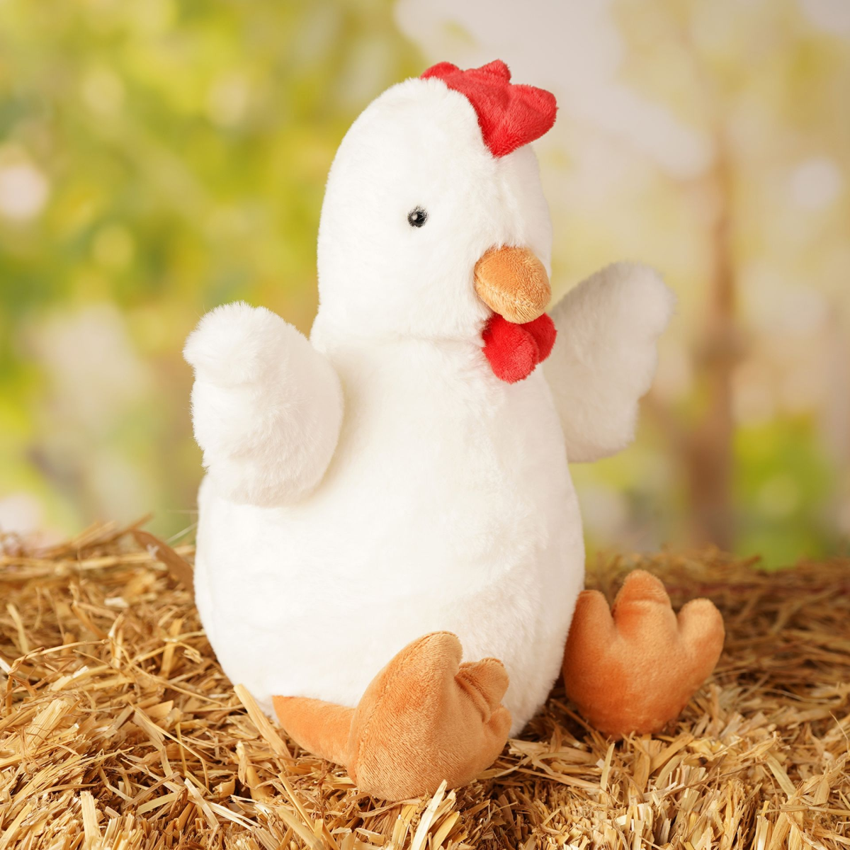 Jen The Plush Sitting Hen 28cm